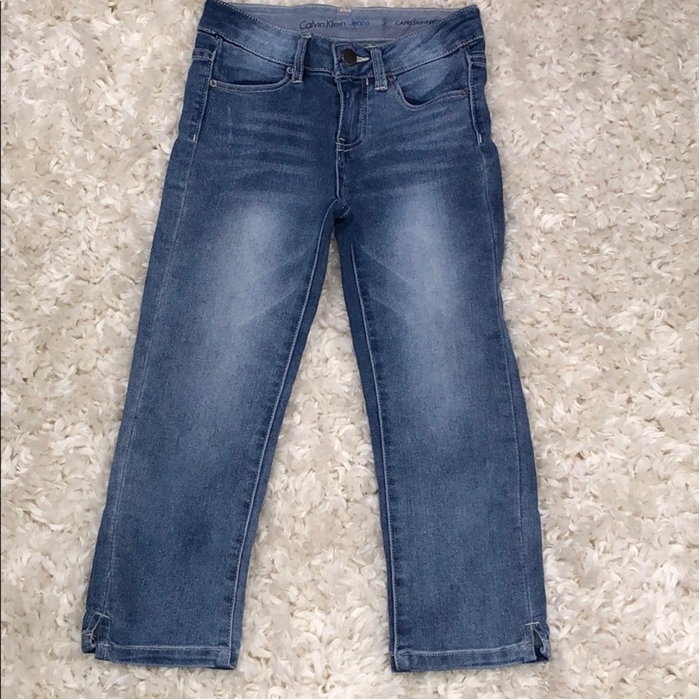 3/$20 Girls Cropped Denim Capris
